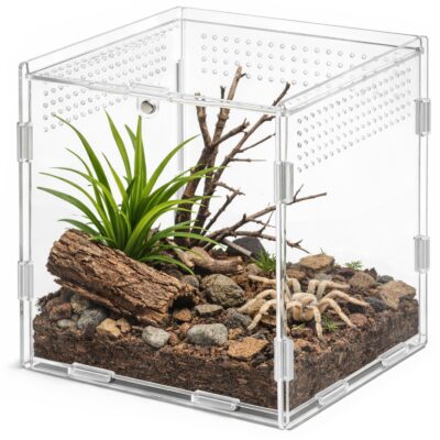 21678.jpg Terrario MicroAir Hab - terrarium akrylowe 15x15x15cm