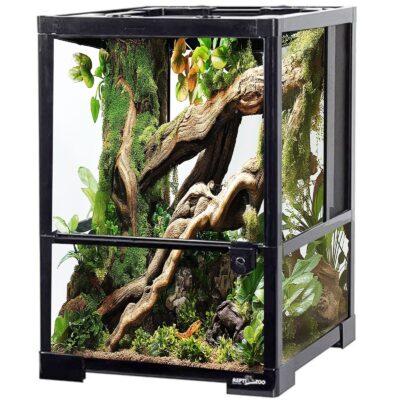44912.jpg Repti-Zoo Glass Terrarium RK 30x30x45cm - szklane terrarium z metalową siatką