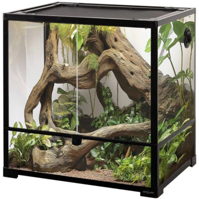 44940.jpg Repti-Zoo Glass Terrarium 60x45x60cm - szklane terrarium z metalową siatką