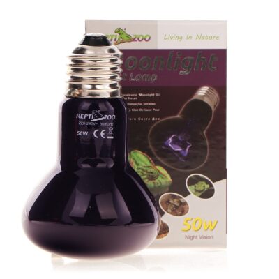 45445.jpg Repti-Zoo Moonlight Heat 50W - żarówka nocna grzewcza