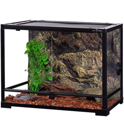 46209.jpg Repti-Zoo Glass Terrarium RK 60x45x45cm - szklane terrarium z metalową siatką