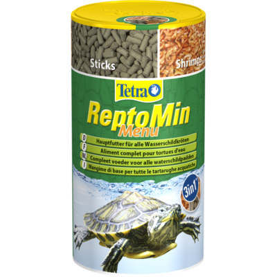 48380.png Tetra Repto Min 250ml 3w1 - mieszanka pokarmów dla żółwi wodnych