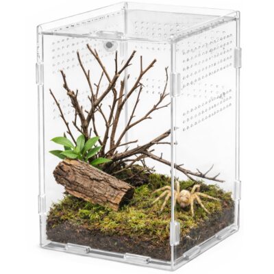 Terrario MicroAir Hab - terrarium akrylowe 12x12x20cm